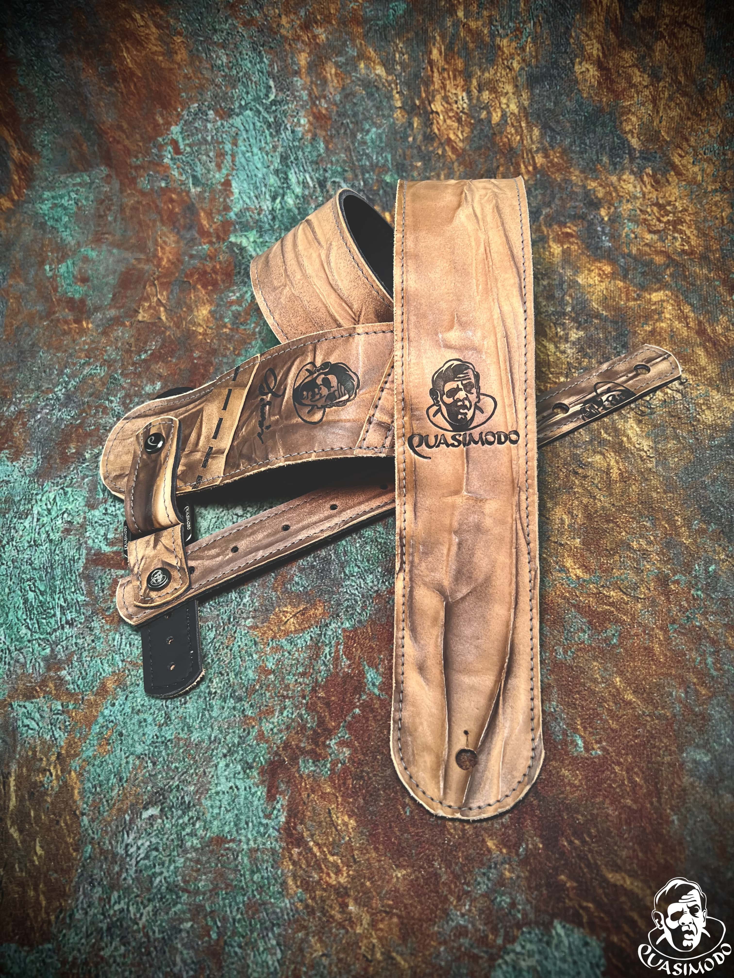 Image of Custom guitar straps-Face-Selected Design-S-152