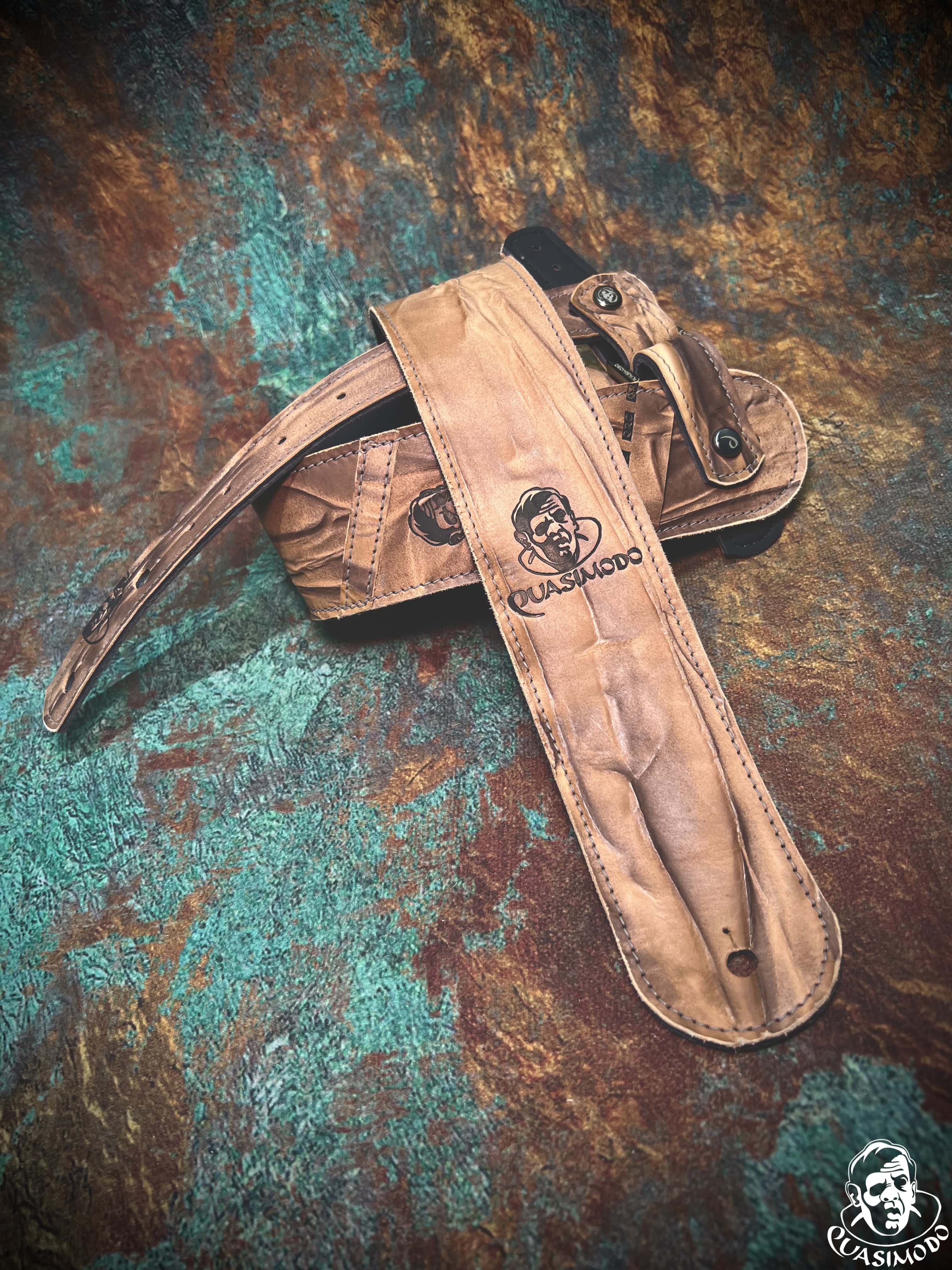 Image of Custom guitar straps-Face-Selected Design-S-152