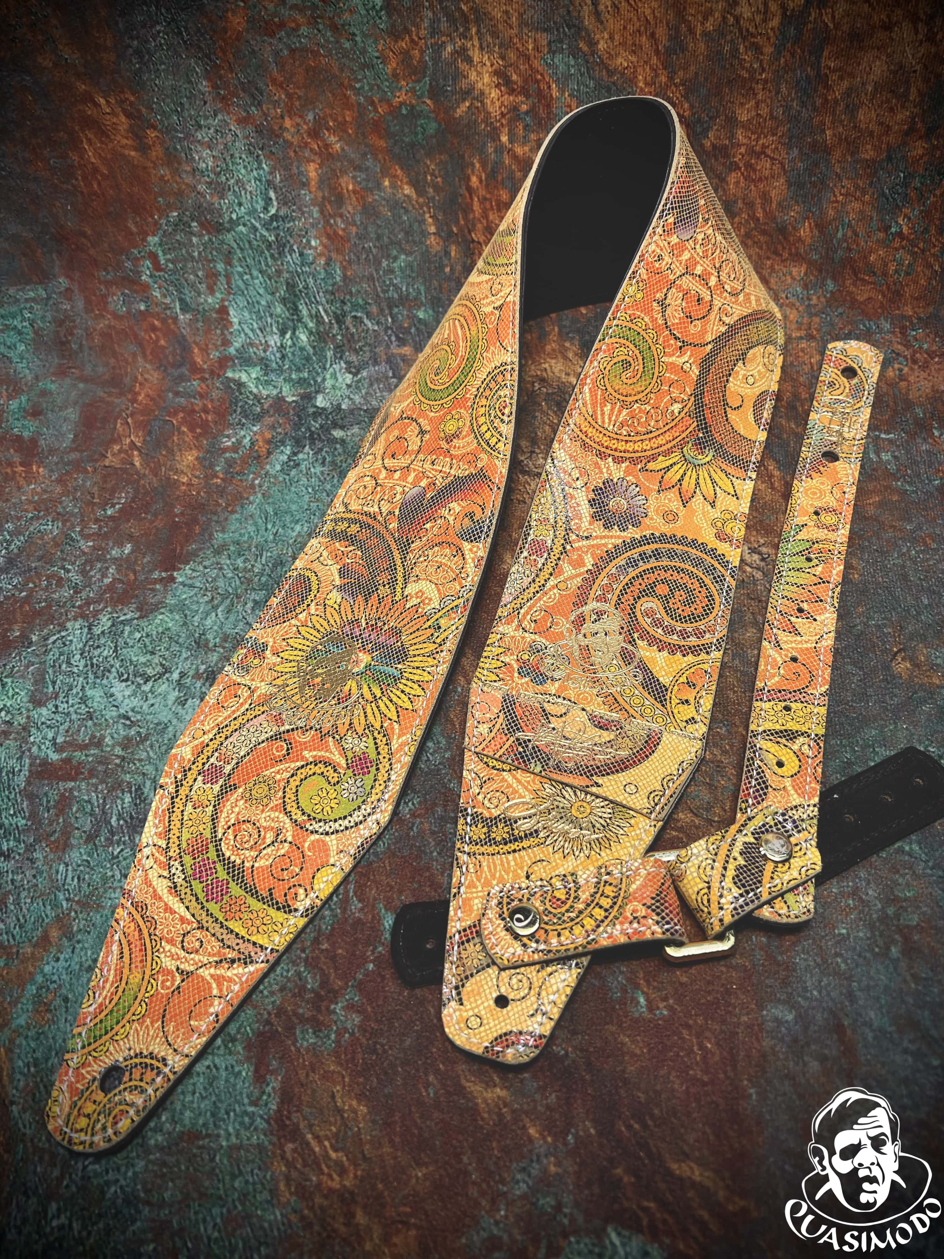 Custom guitar straps-Face-Selected Design-S-158