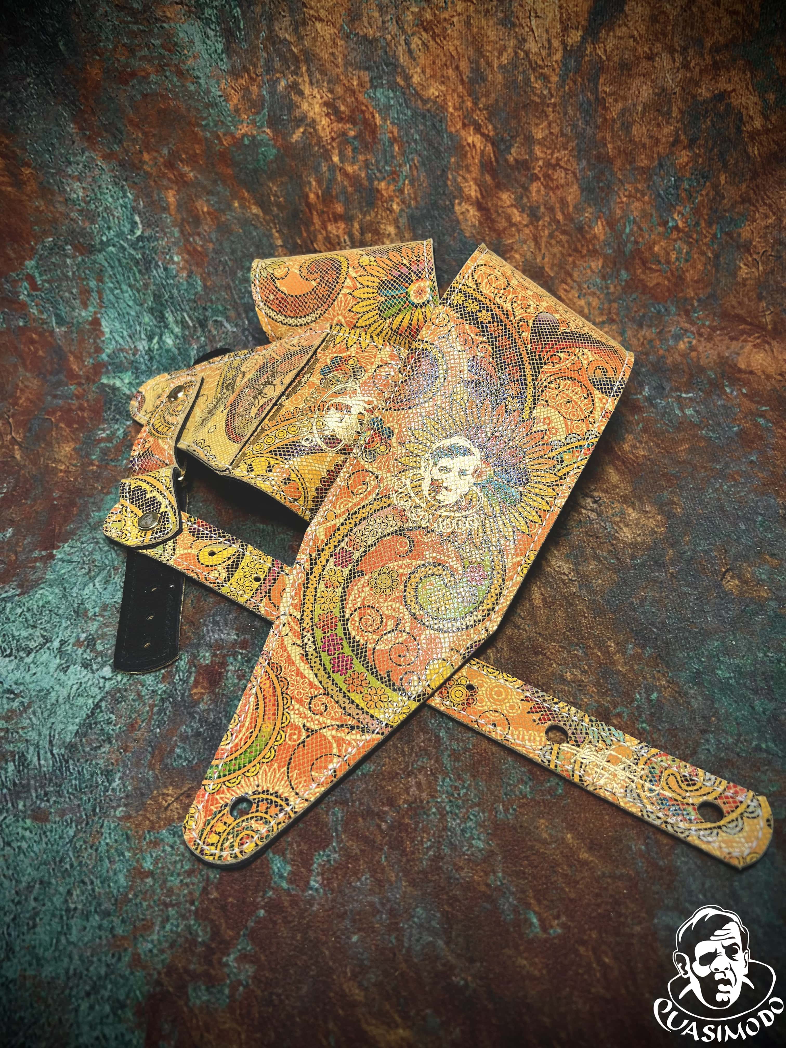 Custom guitar straps-Face-Selected Design-S-158