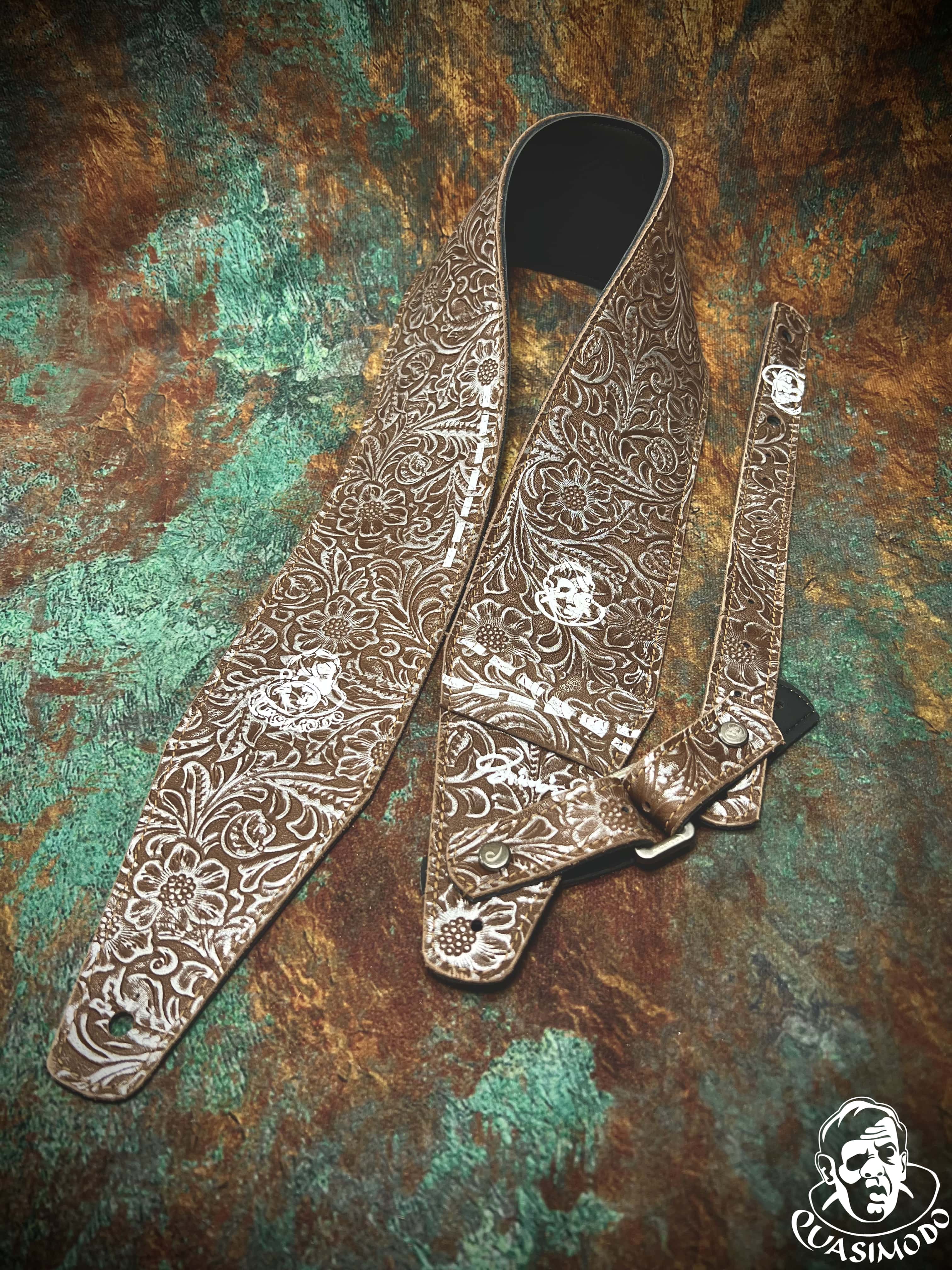 Image of Custom guitar straps-Face-Selected Design-S-170