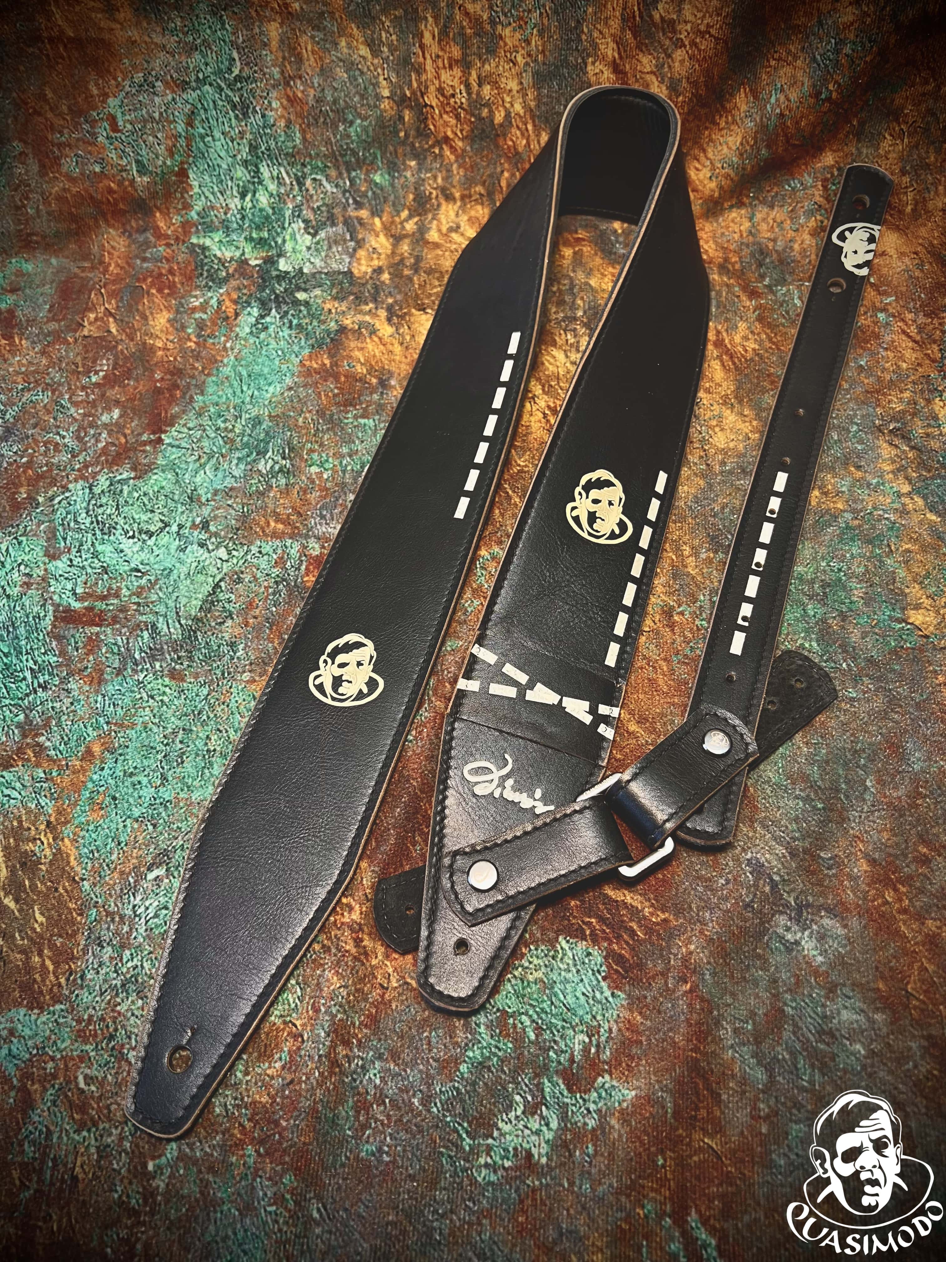 Image of Custom guitar straps-Face-Selected Design-S-179