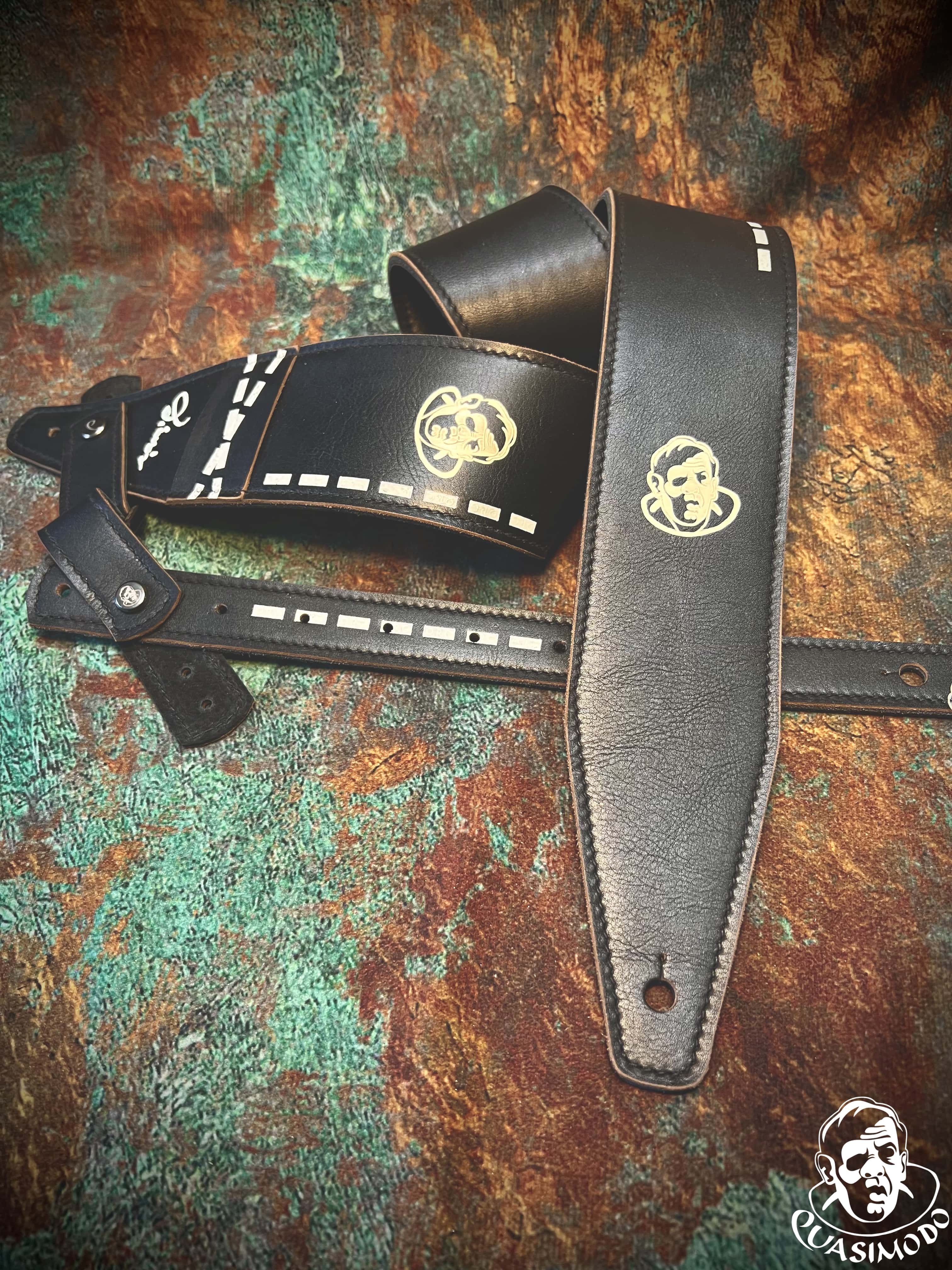 Image of Custom guitar straps-Face-Selected Design-S-179