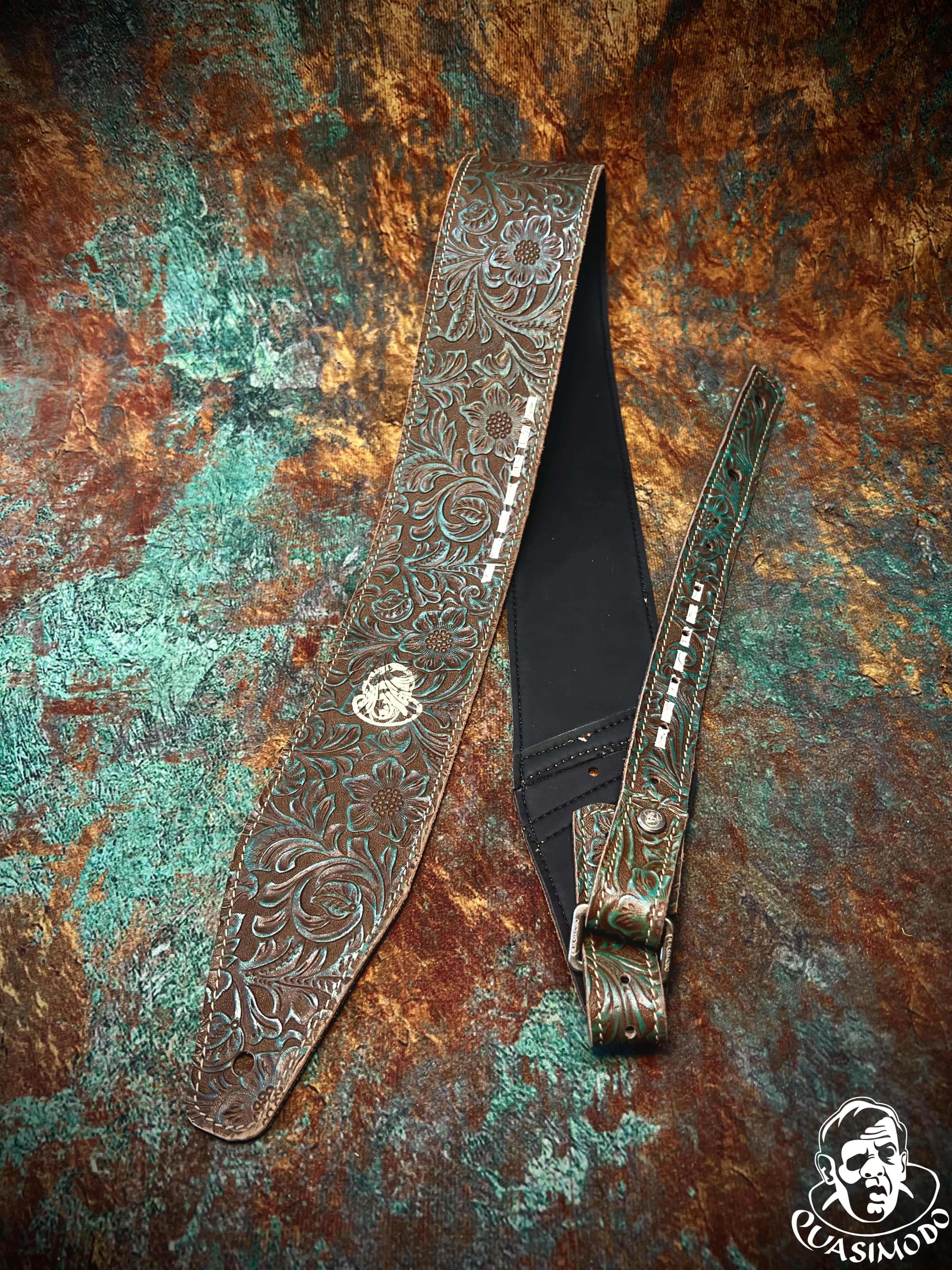 Image of Custom guitar straps-Face-Selected Design-S-183