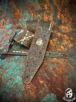 Image of Custom guitar straps-Face-Selected Design-S-183