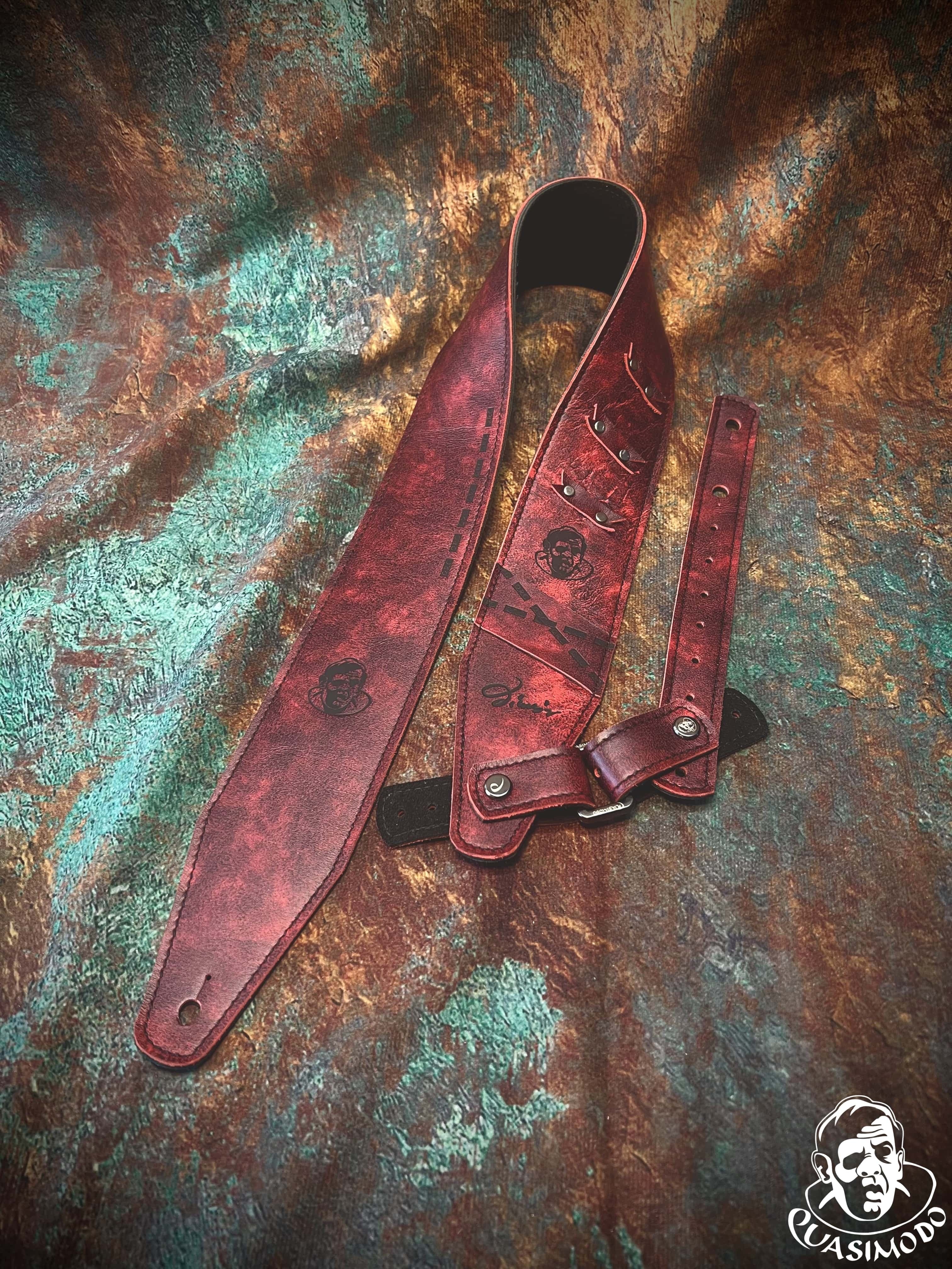Custom guitar straps-Face-Selected Design-S-187