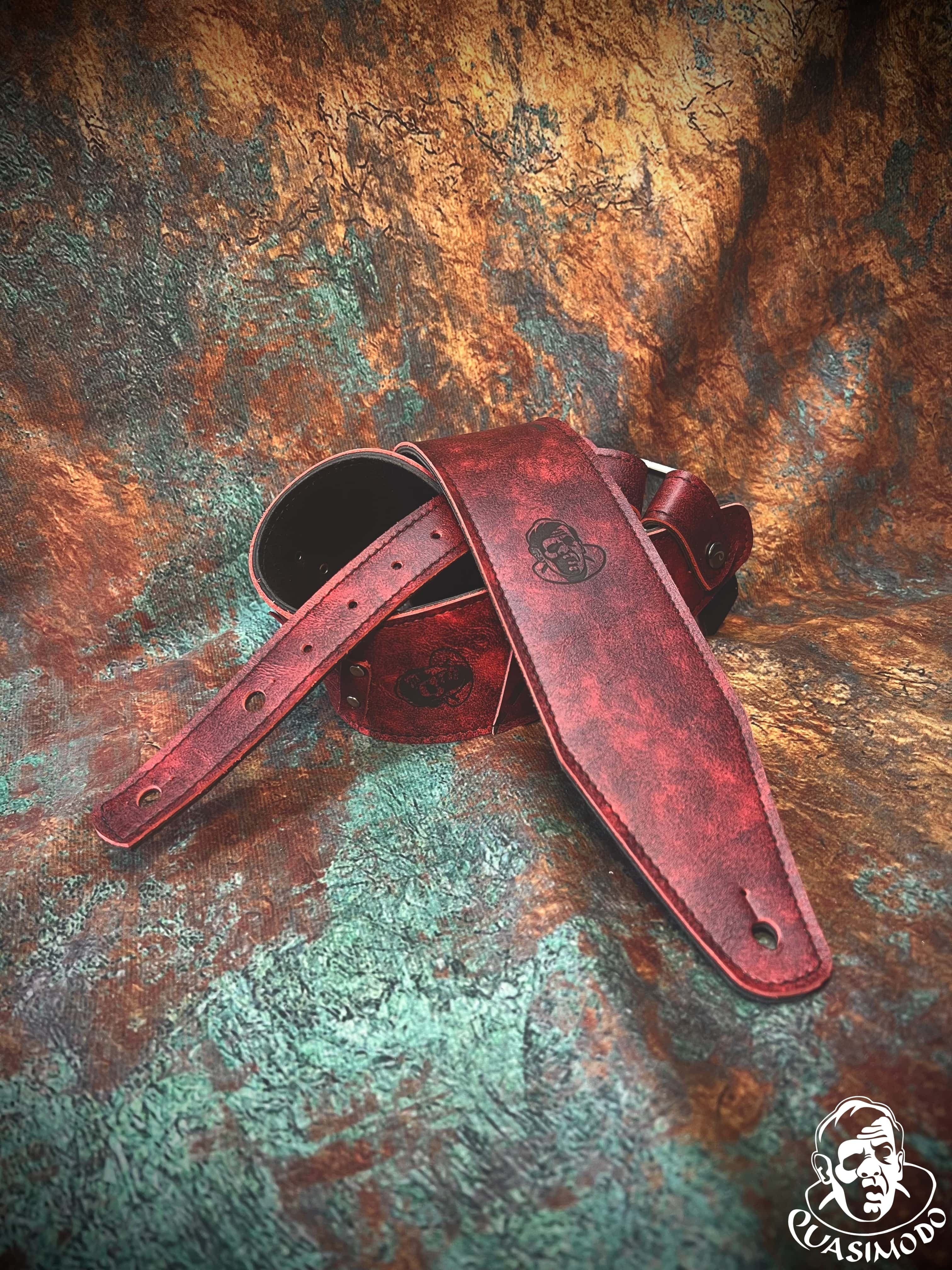 Image of Custom guitar straps-Face-Selected Design-S-187