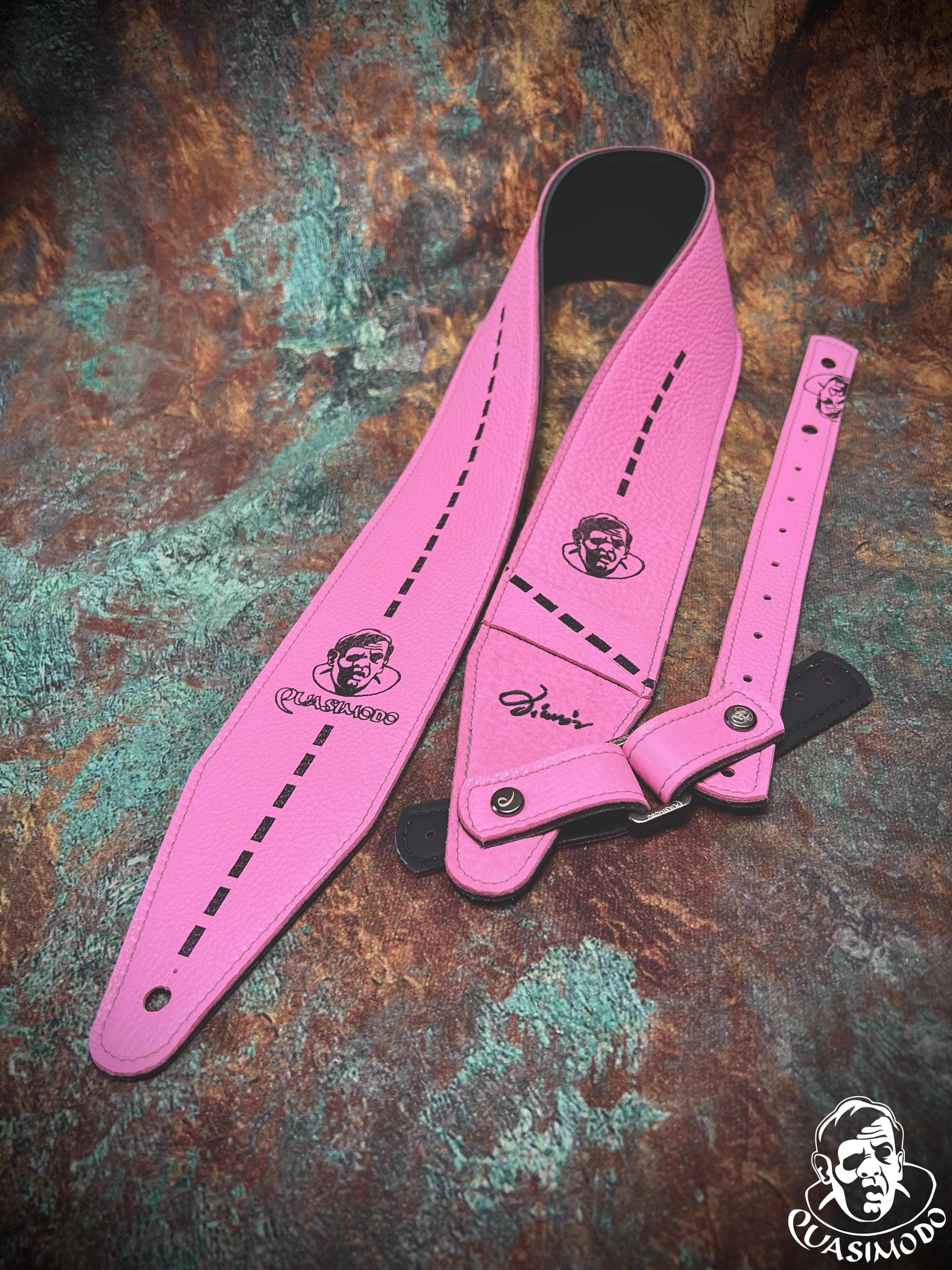 Image of Custom guitar straps-Face-Selected Design-S-189