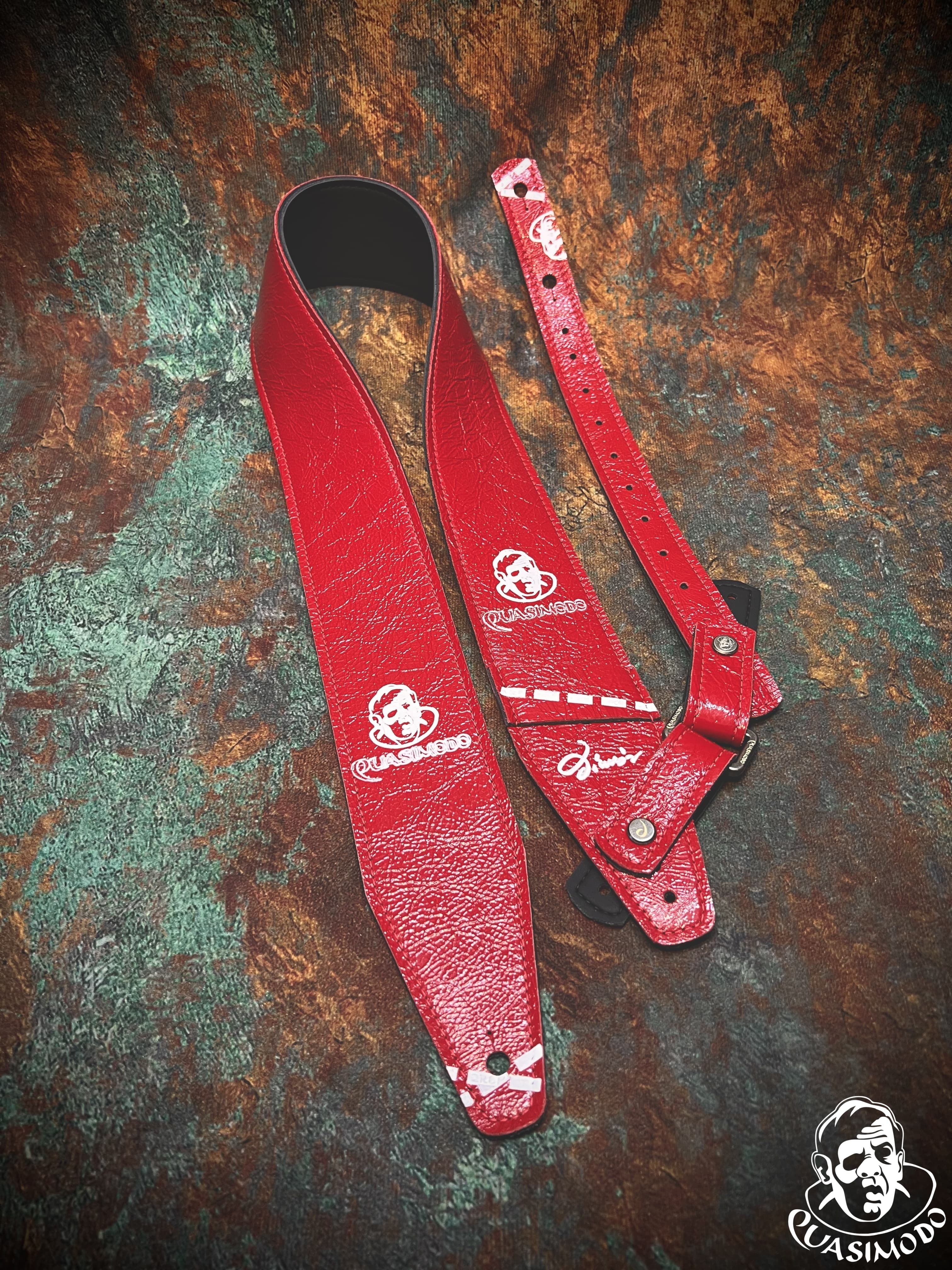 Image of Custom guitar straps-Face-Selected Design-S-192
