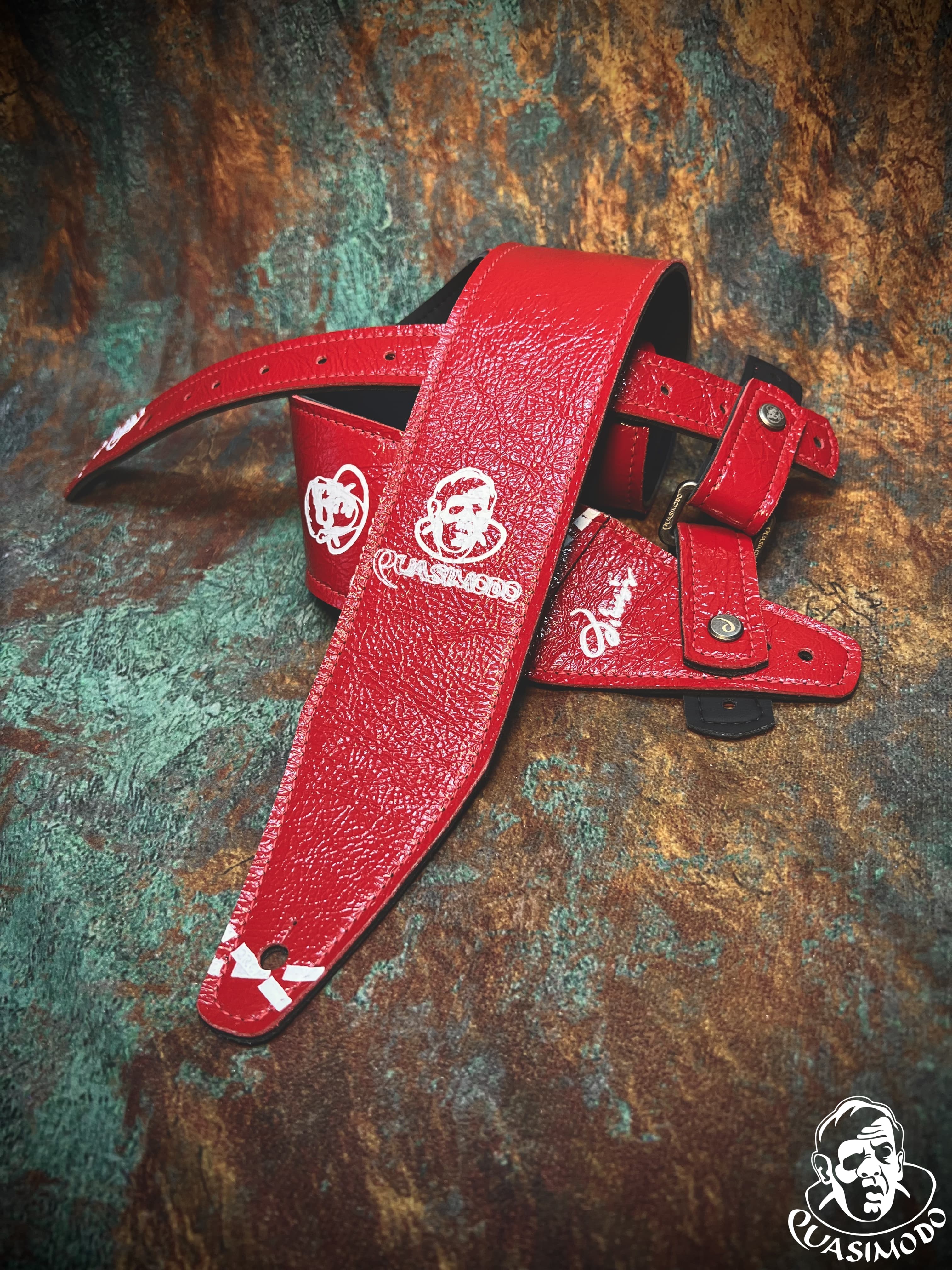 Custom guitar straps-Face-Selected Design-S-192