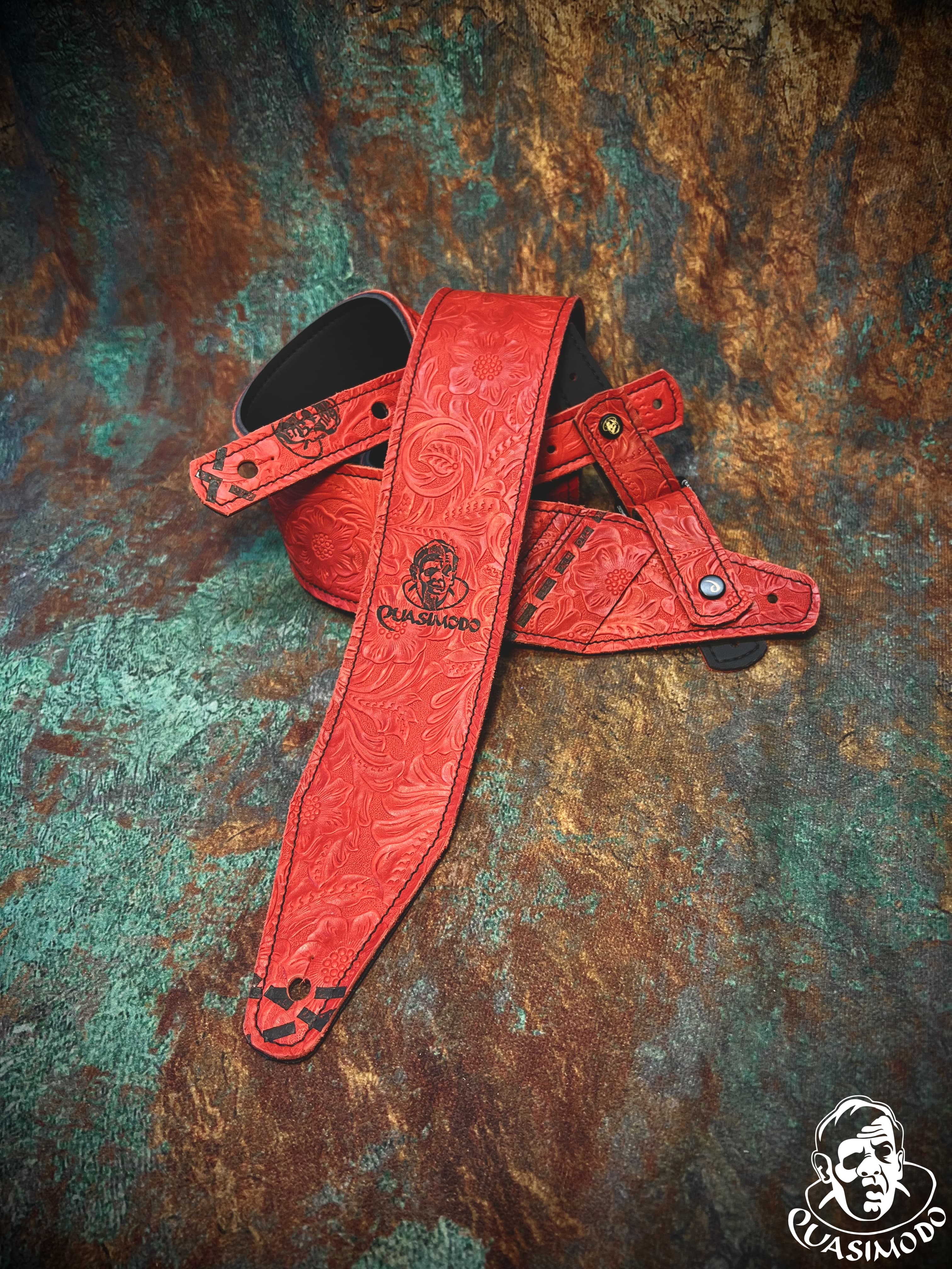 Custom guitar straps-Face-Selected Design-S-193