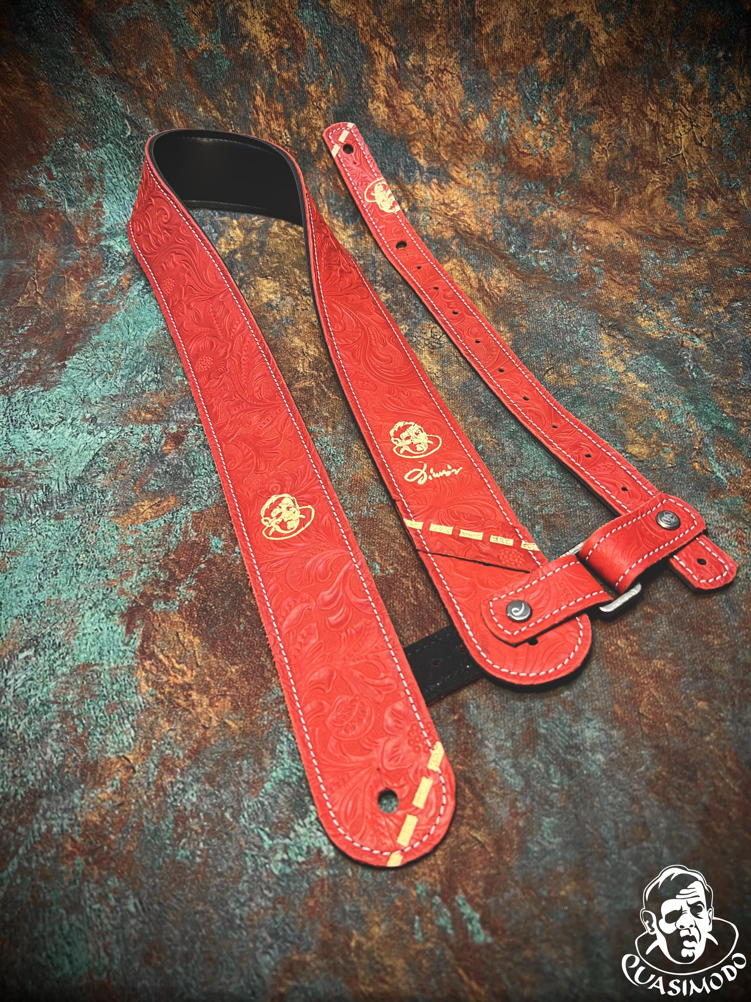 Custom guitar straps-Face-Selected Design-S-195